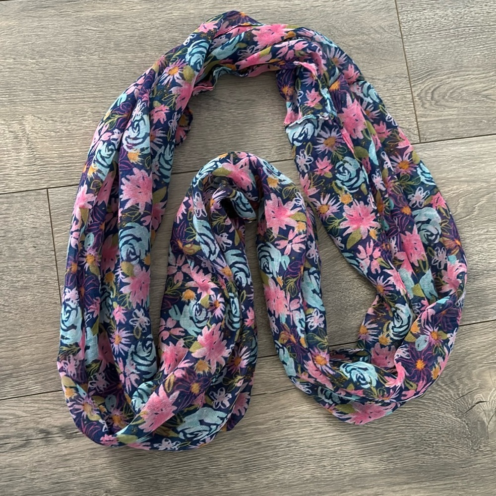 Floral Infinity Scarf